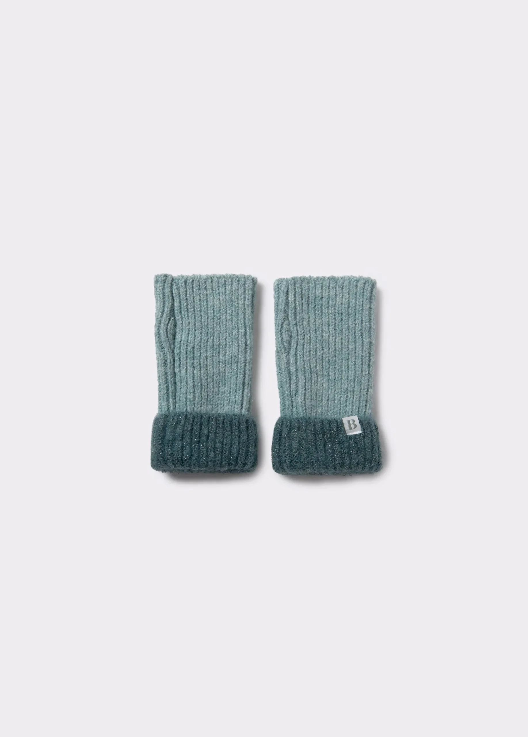 Brownie Guantes Y Mitones*Mitón bicolor lurex Verde