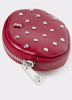 Brownie Monederos*Monedero redondo tachas Rojo