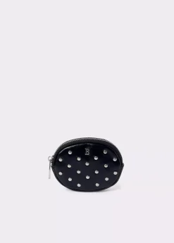 Brownie Monederos*Monedero redondo tachas Negro