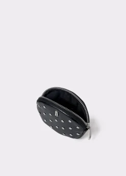 Brownie Monederos*Monedero redondo tachas Negro