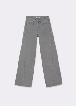 Brownie Pantalones*Pantalón corte lateral Gris