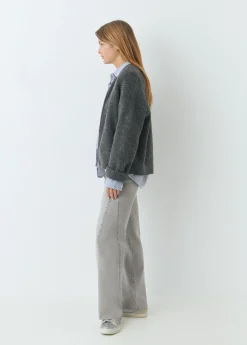 Brownie Pantalones|Jeans*Pantalón corte lateral tachas Gris
