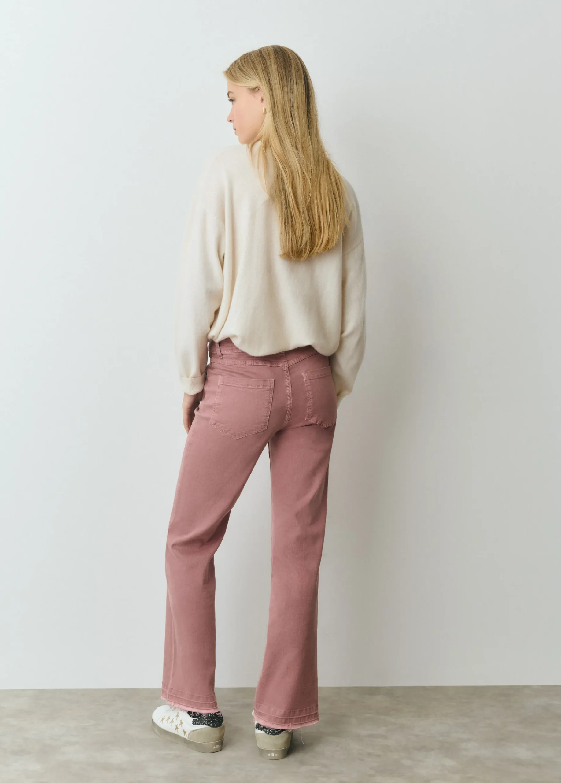 Brownie Pantalones*Pantalón culotte botones frontales Rosado