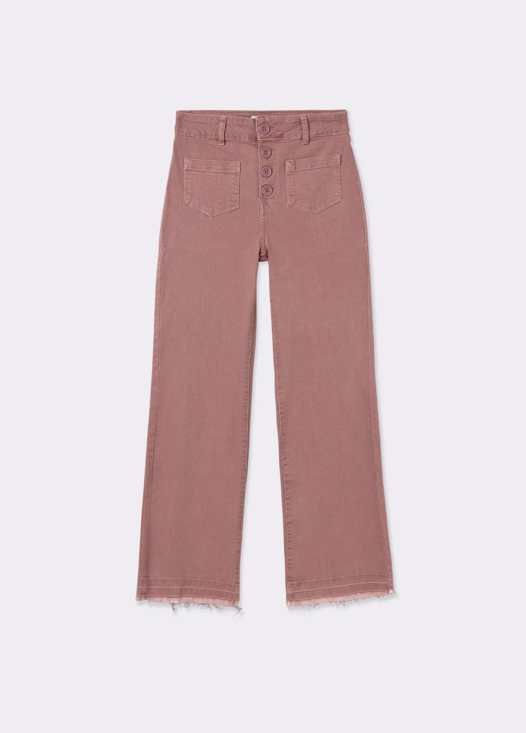 Brownie Pantalones*Pantalón culotte botones frontales Rosado