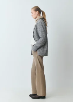 Brownie Pantalones*Pantalón culotte con bolsillos frontales Topo
