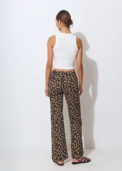 Brownie Pantalones*Pantalón estampado animal Marron