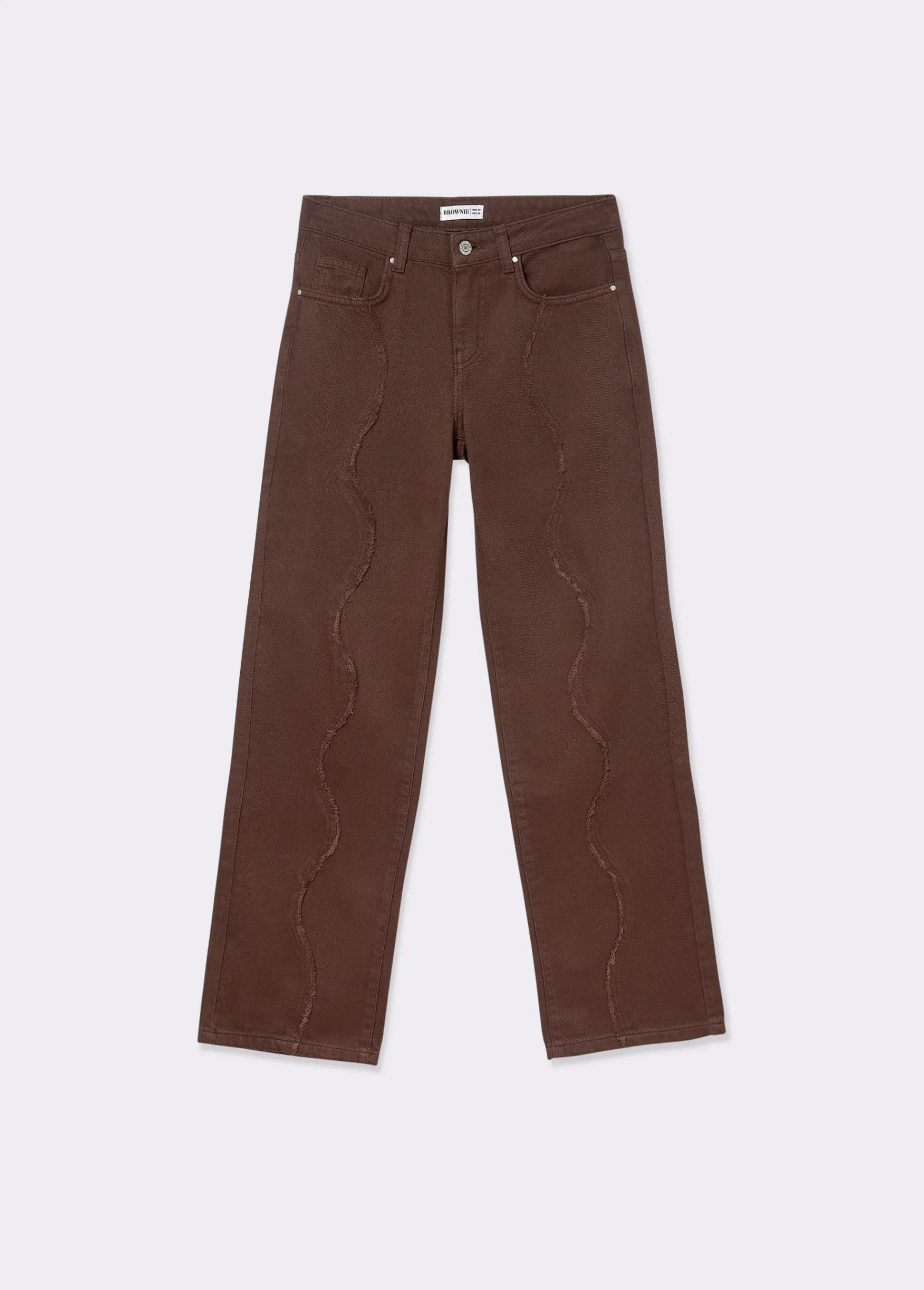 Brownie Pantalones*Pantalón ondas Marron