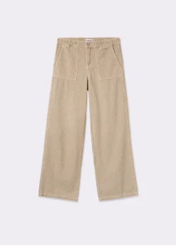 Brownie Pantalones*Pantalón pana recto Arena