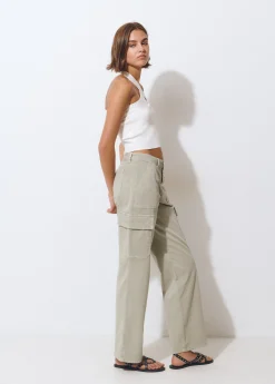 Brownie Pantalones*Pantalón recto cargo Kaki