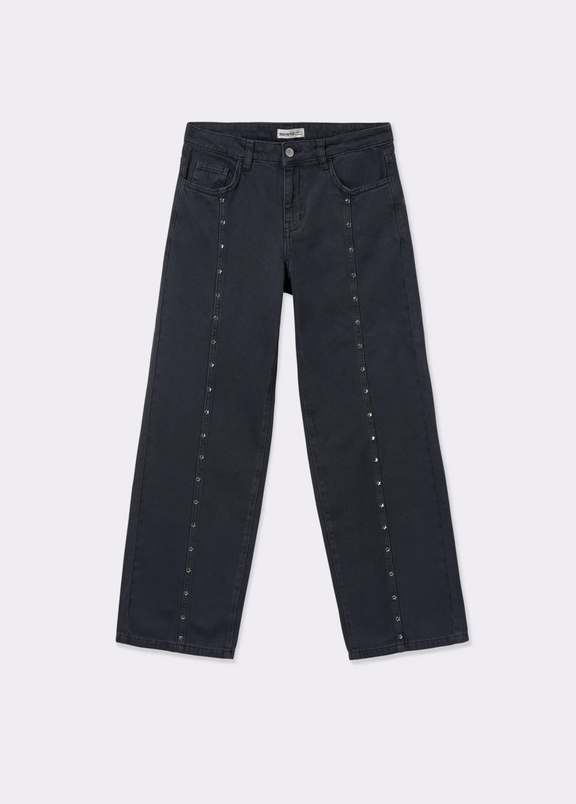 Brownie Pantalones*Pantalón tachas estrellas Negro