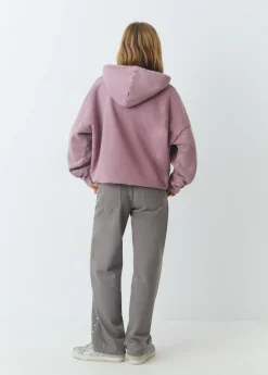 Brownie Pantalones|Jeans*Pantalón tachas laterales Gris