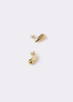 Brownie Bisutería*Pendientes gota Dorado