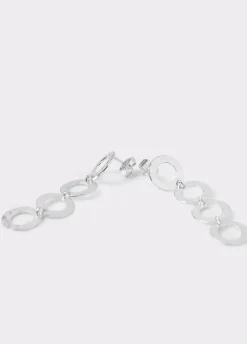 Brownie Bisutería*Pendientes largos aros Plata