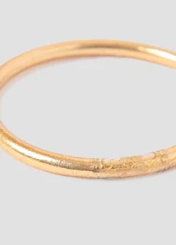 Brownie Bisutería*Pulsera pan de oro m Dorado