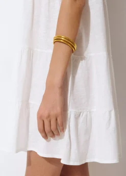 Brownie Bisutería*Pulsera pan de oro s Dorado