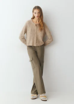 Brownie Zapatos*Sandalia bio borrego Taupe