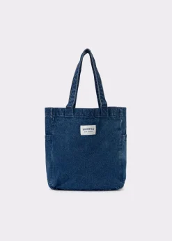 Brownie Bolsos*Shopper tejido denim Azuloscuro