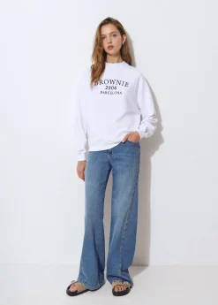 Brownie Sudaderas*Sudadera bordada manga ranglan
