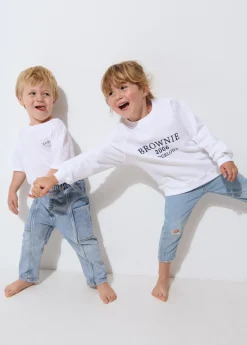 Brownie Sudaderas*Sudadera bordada manga ranglan kids