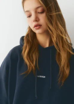 Brownie Sudaderas*Sudadera con capucha y bordado Azuloscuro