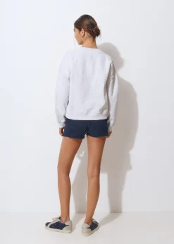 Brownie Sudaderas*Sudadera gris vigore bordado Grisvigore