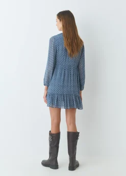 Brownie Vestidos Y Monos*Vestido estampado fluido Azul