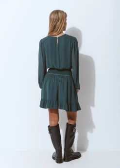 Brownie Vestidos Y Monos|Total Look*Vestido goma cintura detalle tachas