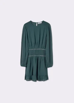 Brownie Vestidos Y Monos|Total Look*Vestido goma cintura detalle tachas