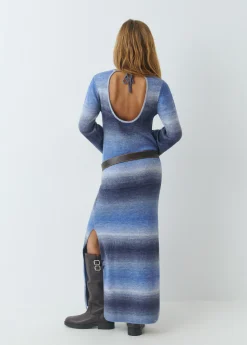 Brownie Vestidos Y Monos|Punto*Vestido space dyed Azul